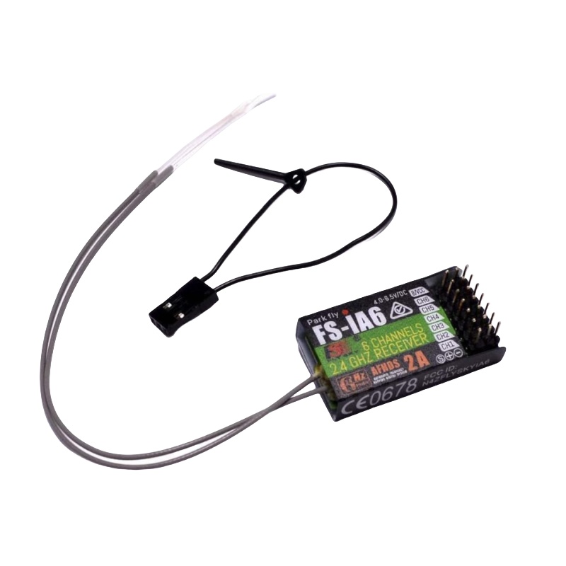 Flysky FS-IA6 Receiver 6CH Dua - Drone Racing Antenna ulasan dan harga