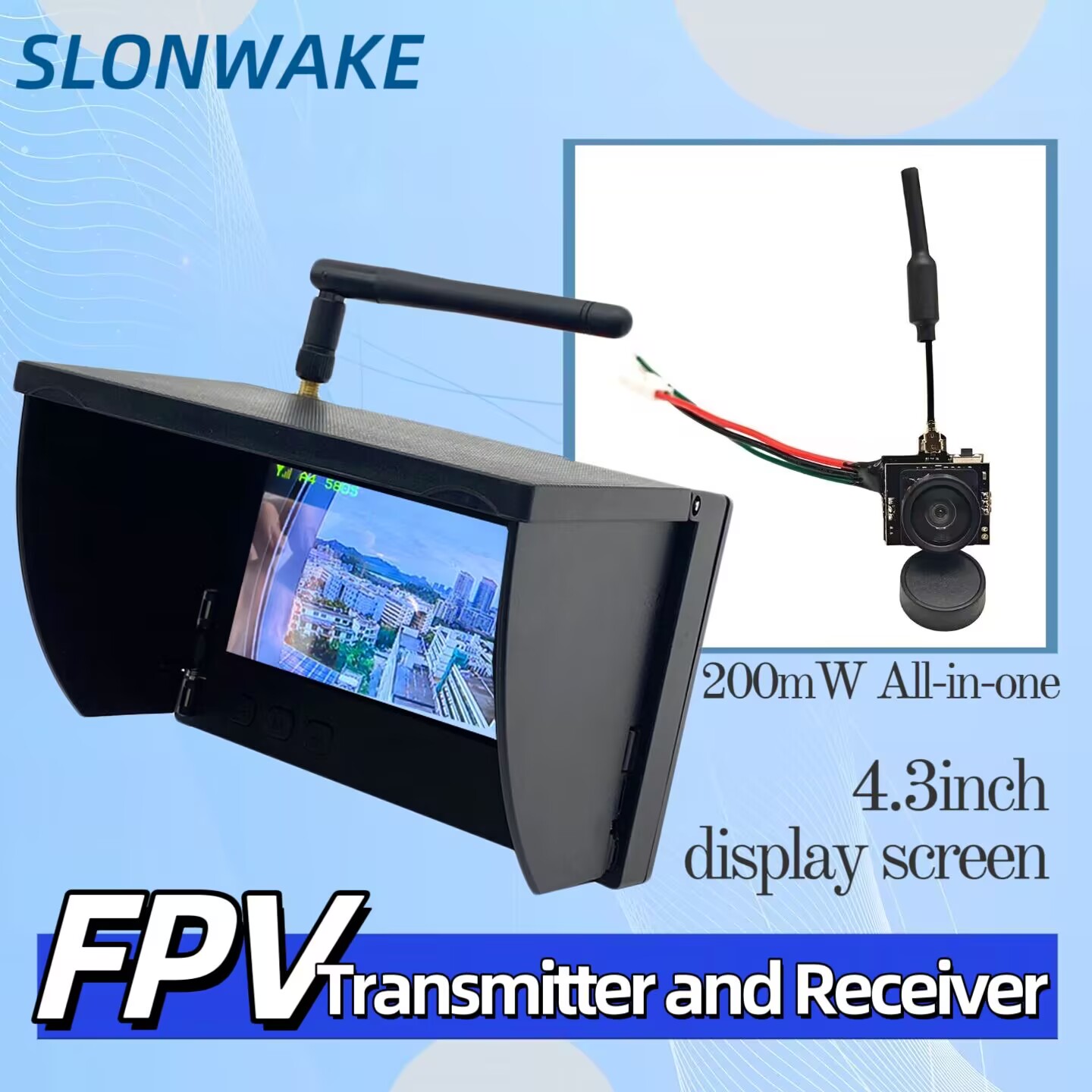 SLONWAKE 5.8G Analog Video Tra - Drone Racing Camera ulasan dan harga