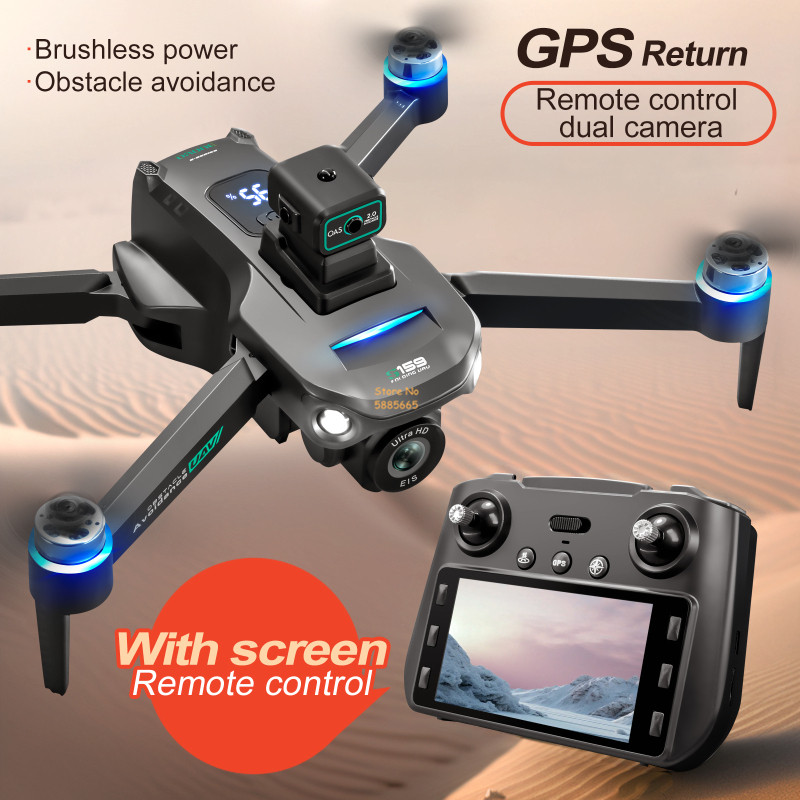 8K Dual Camera 5G WIFI FPV Rem - Drone Racing Camera ulasan dan harga