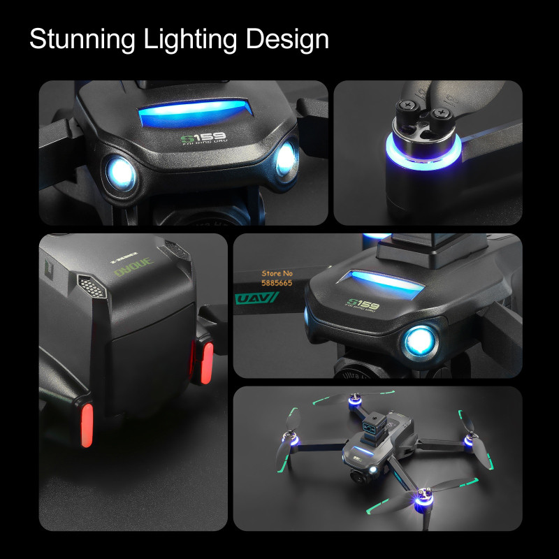 8K Dual Camera 5G WIFI FPV Rem - Drone Racing Camera ulasan dan harga