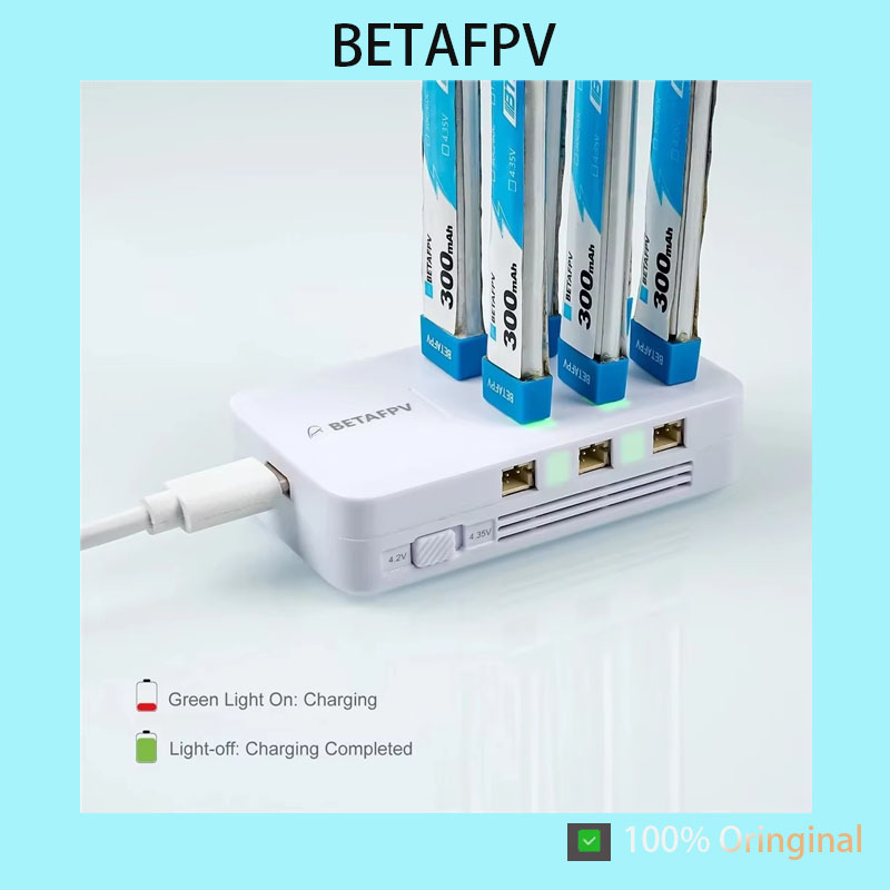 BETAFPV 6 Ports 1S Lipo Batter - Drone Racing Charger ulasan dan harga