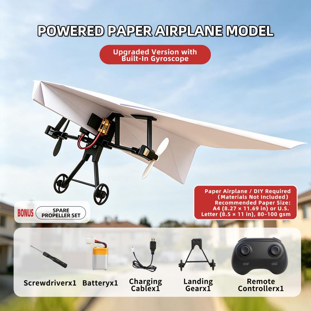 Remote Control Paper Airplane  - Drone Racing Flag ulasan dan harga