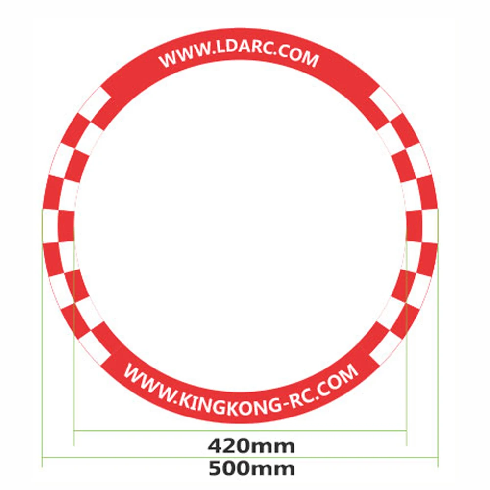 LDARC 500mm FPV Gate, Portable - Drone Racing Flag ulasan dan harga